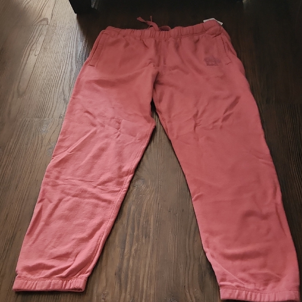 NEW ROOTS Original Sweatpants **Discontinued Colour** In MAUVEWOOD RED sz Large